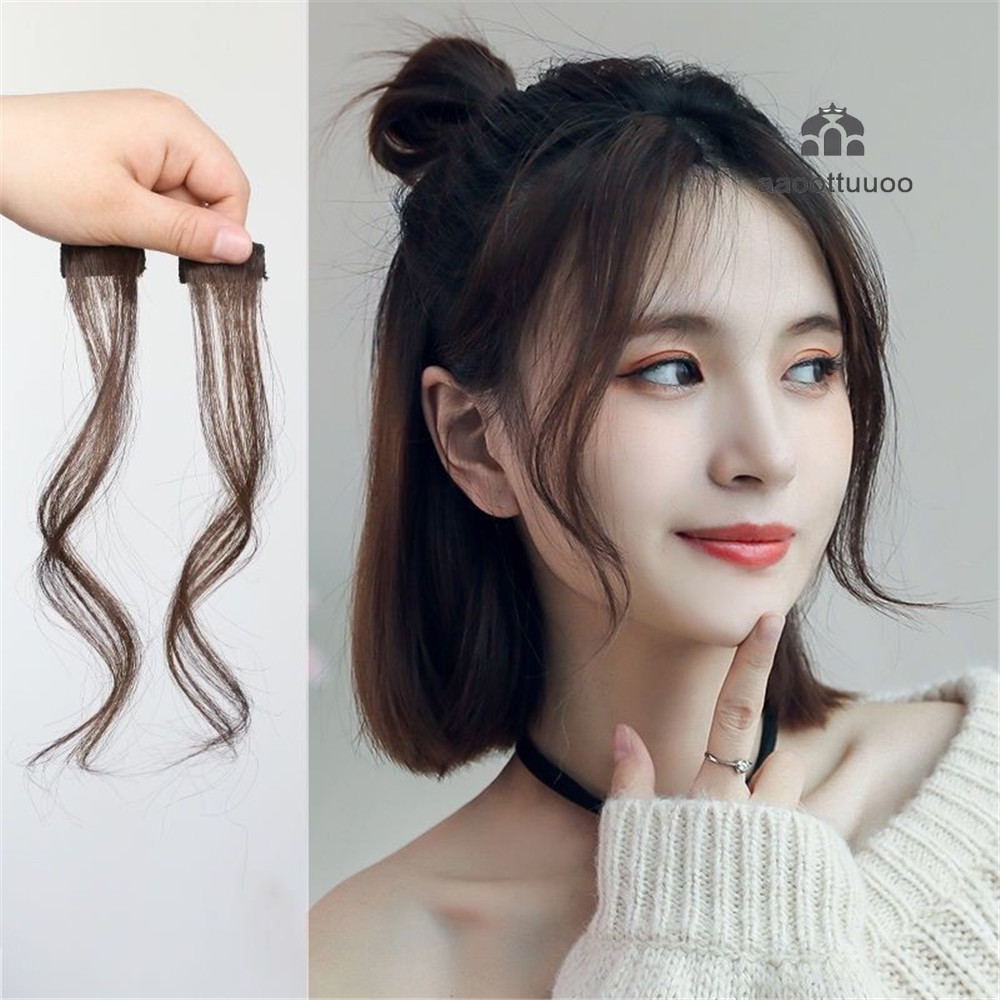 Tóc Mái Giả Ngắn Tự Nhiên Thời Trang Cho Nữ