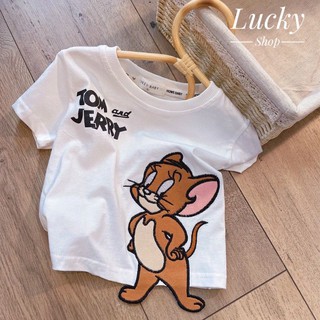 🔥🔥 Áo thun cộc tay chuột Jerry 3D trẻ em chất mát hàng QC loại 1