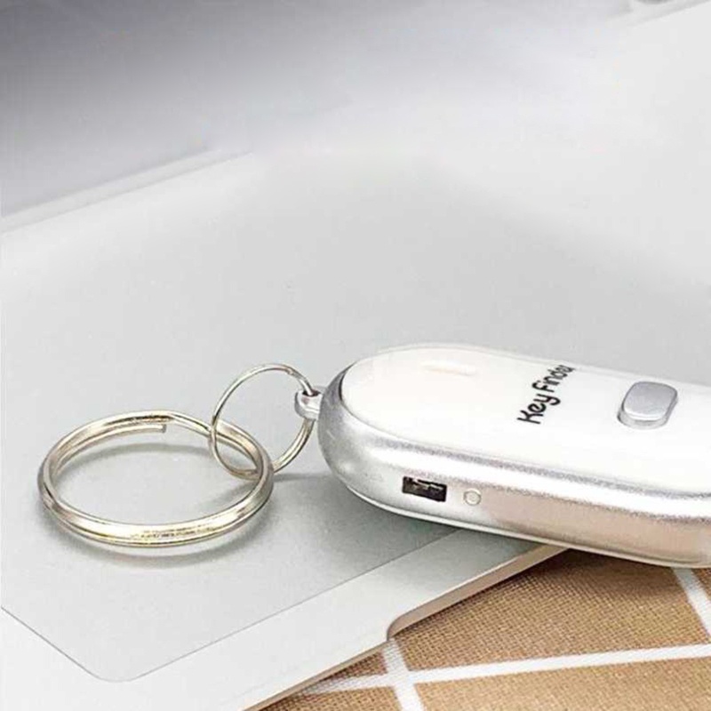 Móc Khóa Có Đèn LED Và Còi Báo Động Chống Thất Lạc Tiện Dụng