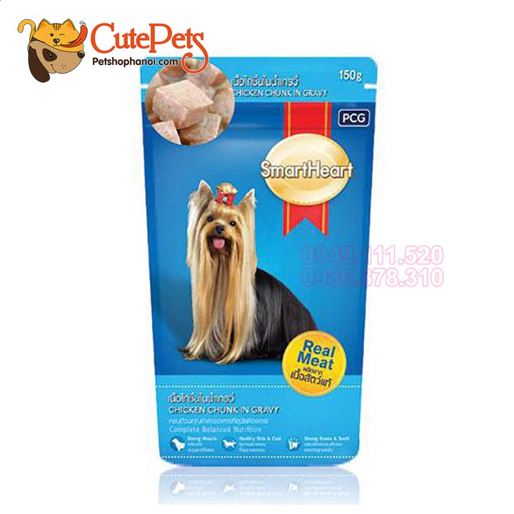 Pate Smart Heart 130g dành cho chó con và trưởng thành - CutePets Phụ kiện thú cưng Pet shop Hà Nội