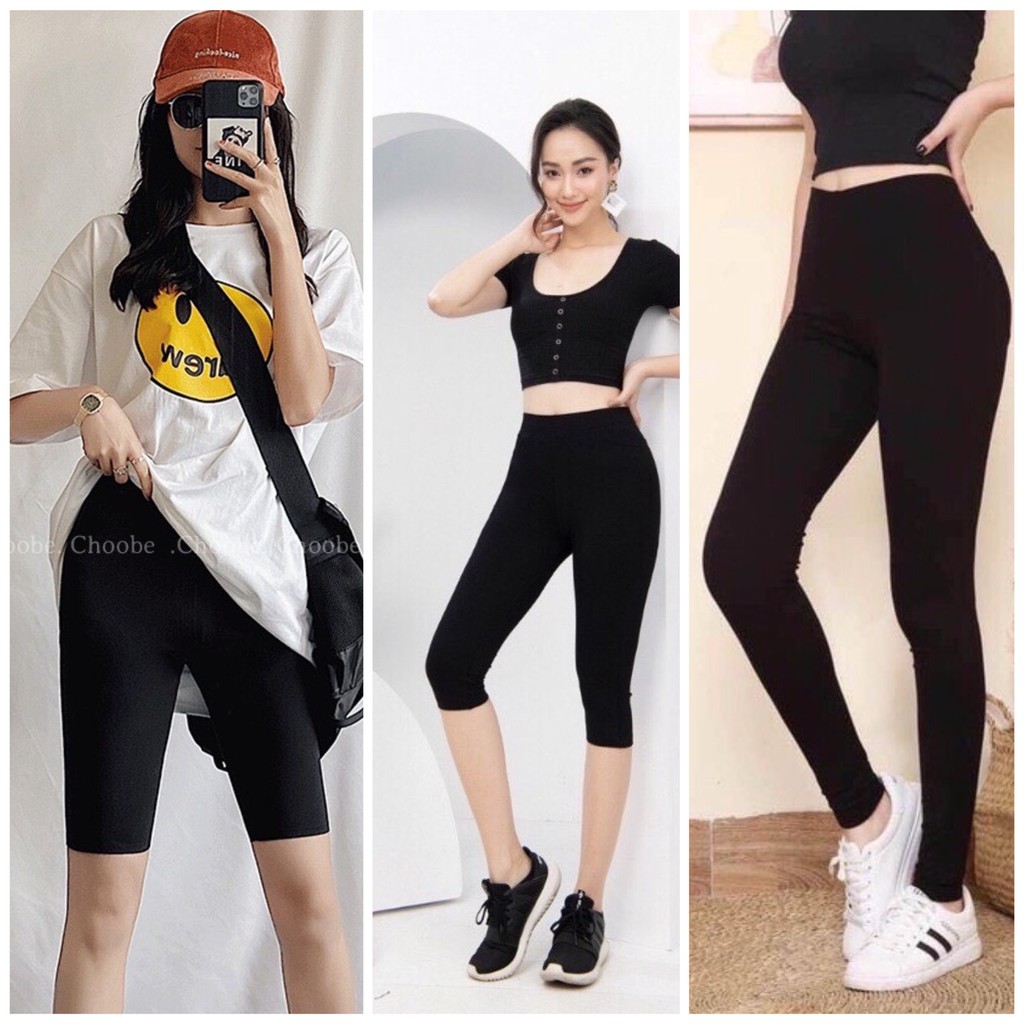 ⚡️BÁN SỈ⚡️Quần leggging cộc chất co dãn