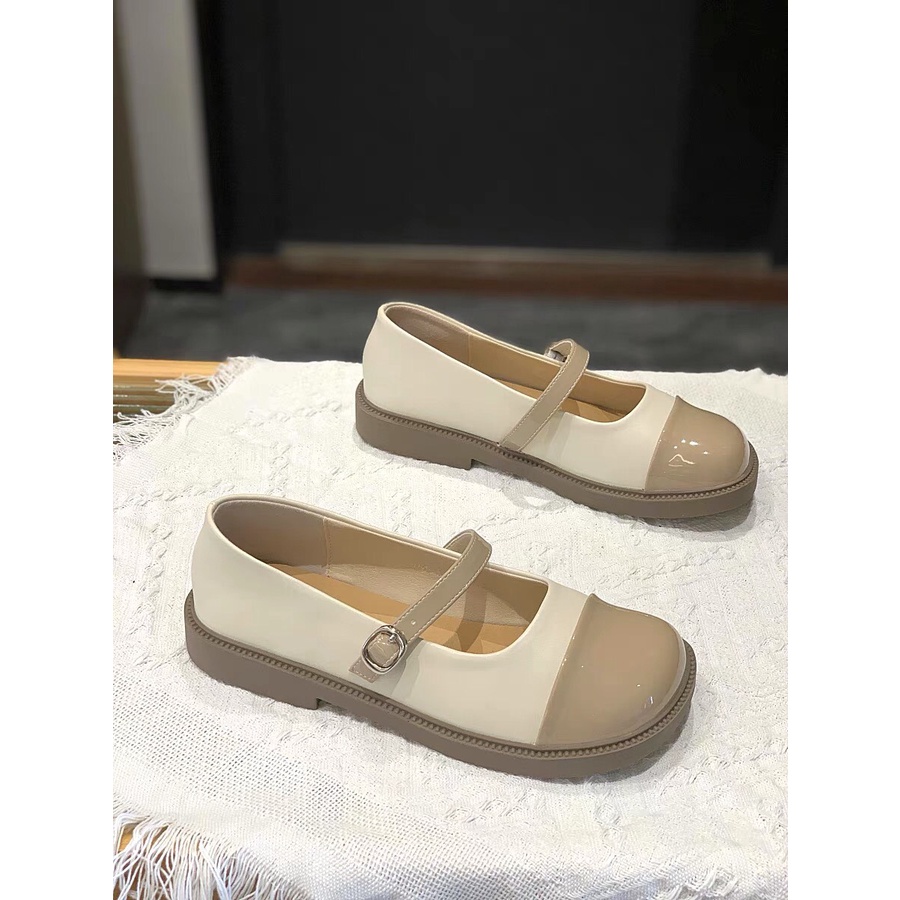 Giày Búp Bê Vintage - Giày Lolita Tiểu Thư Quai Cài Dây Phong Cách Ulzzang Nhật Bản NB 220