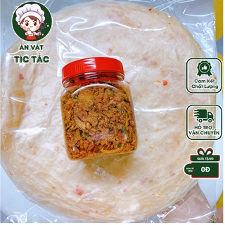 Combo 300g bánh tráng phơi sương muối tôm hành phi tíc tắc