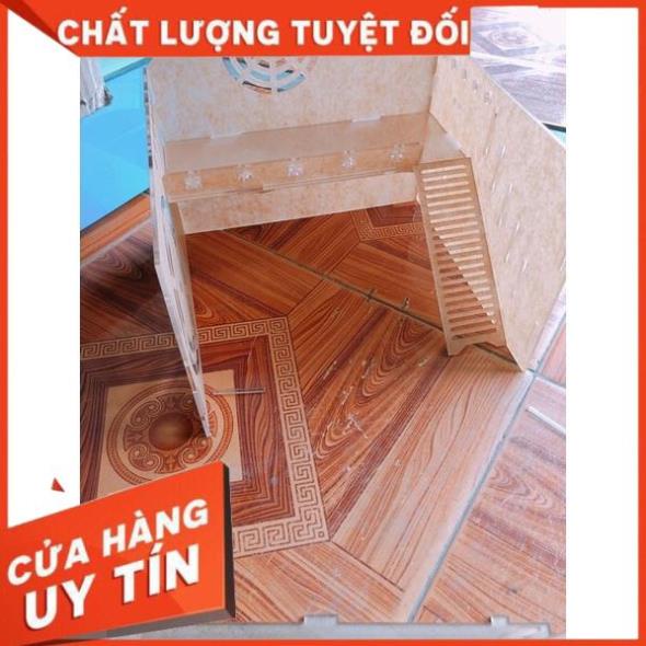Lồng hamster mica trong suốt, size 2, kt: 27x27x27