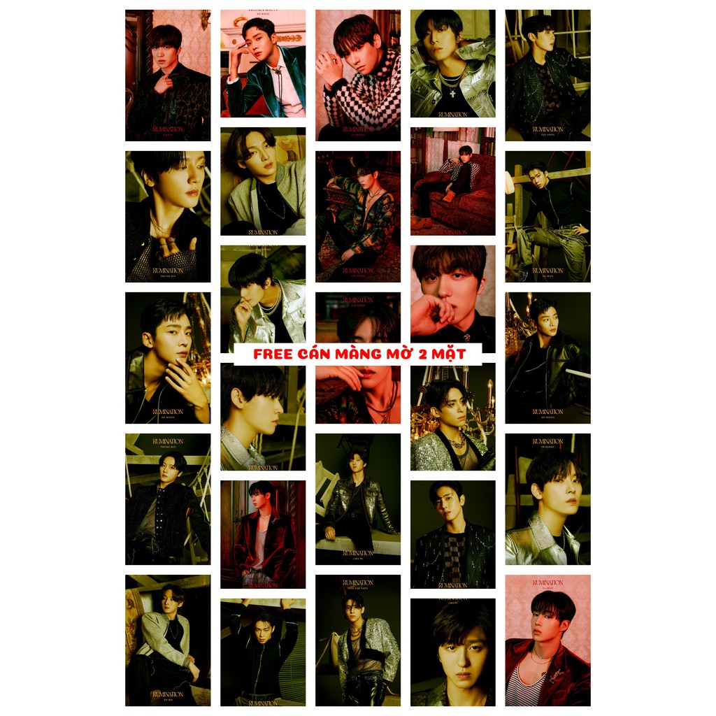 Lomo card 54 ảnh SF9 - RUMINATION