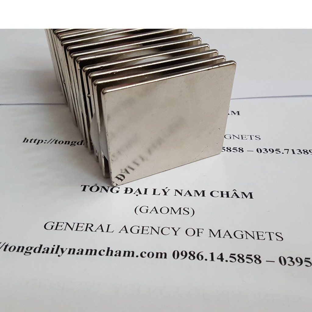 Nam châm đất hiếm 60x50x3mm
