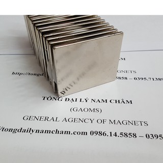 Nam châm đất hiếm 60x50x3mm