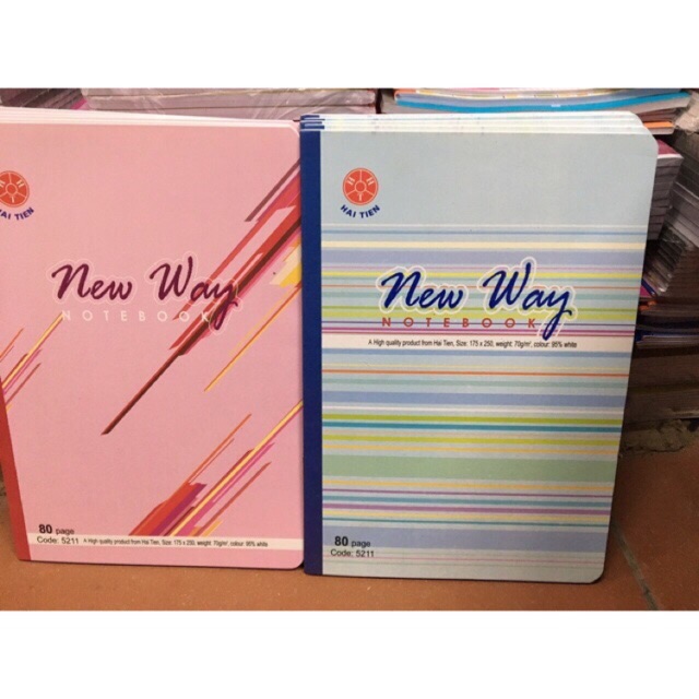 10 Vở kẻ ngang hải tiến newway 80tr và 120trang