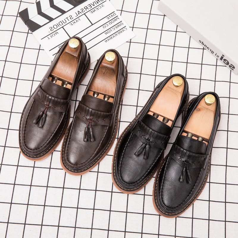 hapas Classic fashion leather shoes for men