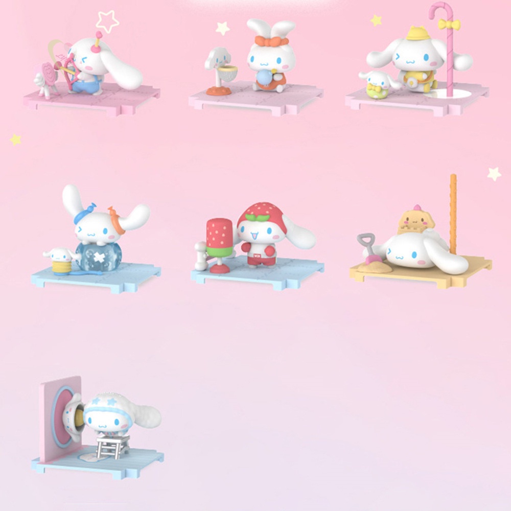 Mô Hình Đồ Chơi Nhân Vật Cinnamoroll Hoạt Hình Bằng Nhựa 30-40mm