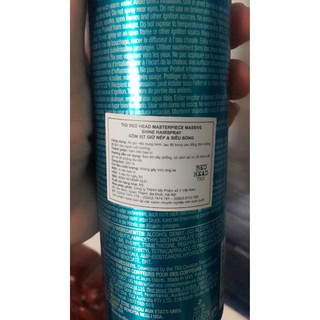 [ TIGI ]GÔM XỊT TÓC SIÊU BÓNG TIGI BED HEAD MASTERPIECE 340ML