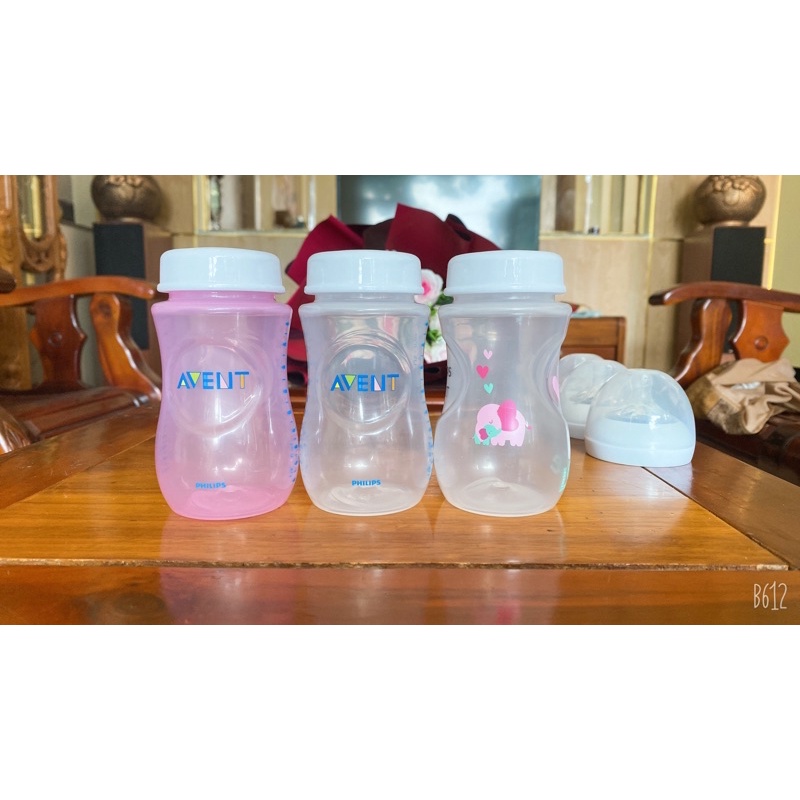 Thân bình sữa philips avent 260ml kèm nắp chặn