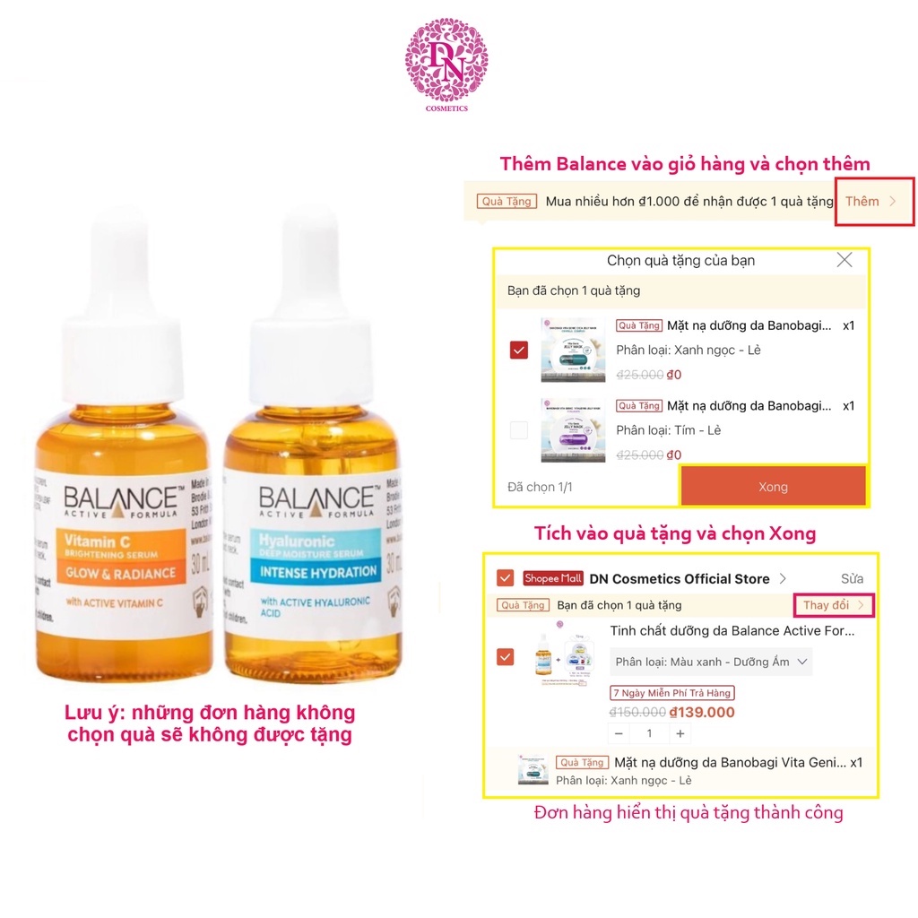 Tinh chất dưỡng da Balance Active Formula 30ml
