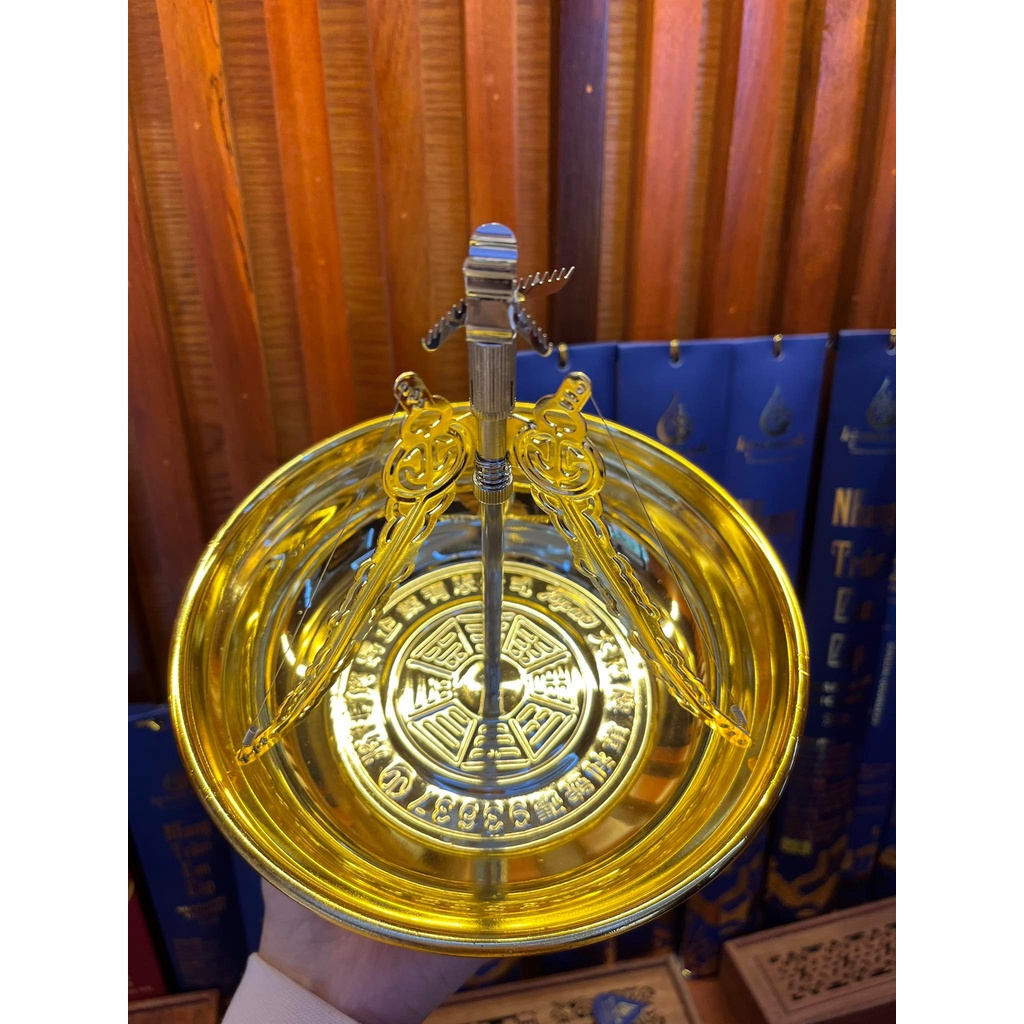 NHANG VÒNG TRẦM 24H - ĐẾ ĐỐT NHANG MẠ VÀNG