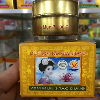 Mủ trôm tân gia khang kem ngừa mụn 3 tác dụng giá in 98.5k 6g