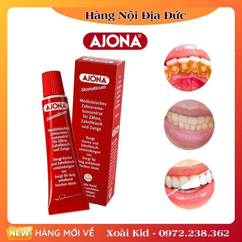 Kem đánh răng y tế ajona 25ml làm sạch cao răng và chống hôi miệng - ảnh sản phẩm 3