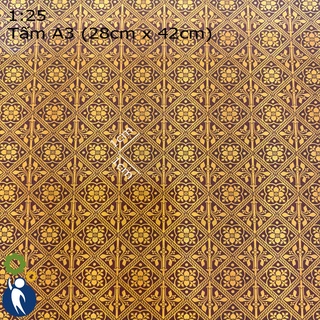 Giấy Dán Tường 1.4, mô hình vật liệu trang trí nhà mô hình biệt thự nhà búp bê