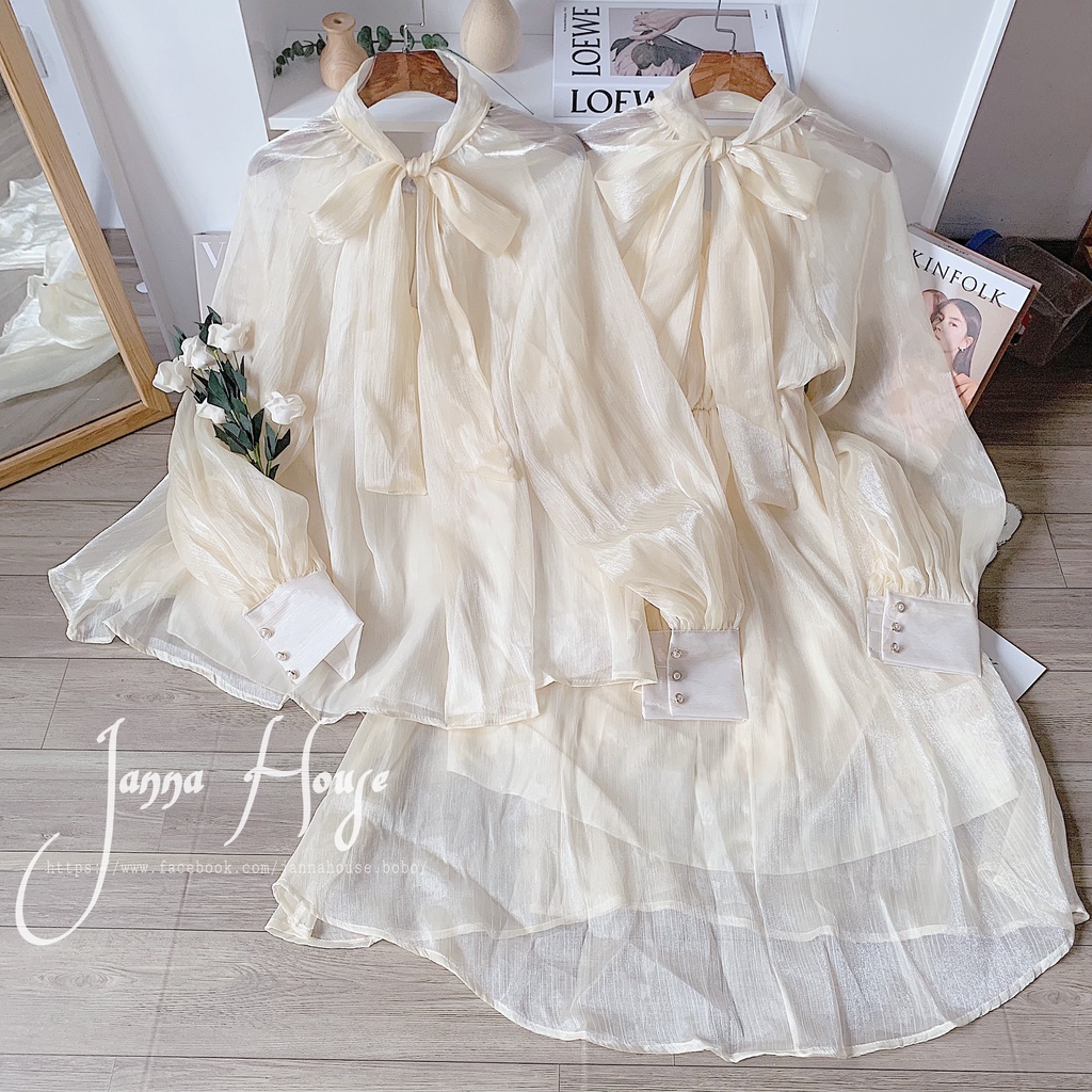 Váy ulzzang tiểu thư mặc được 2 mặt M32 jannahouse