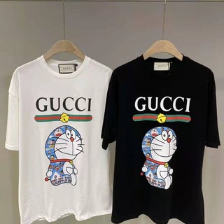 Áo Thun Tay Ngắn In Hình Doraemon Trẻ Trung Cho Nam Nữ