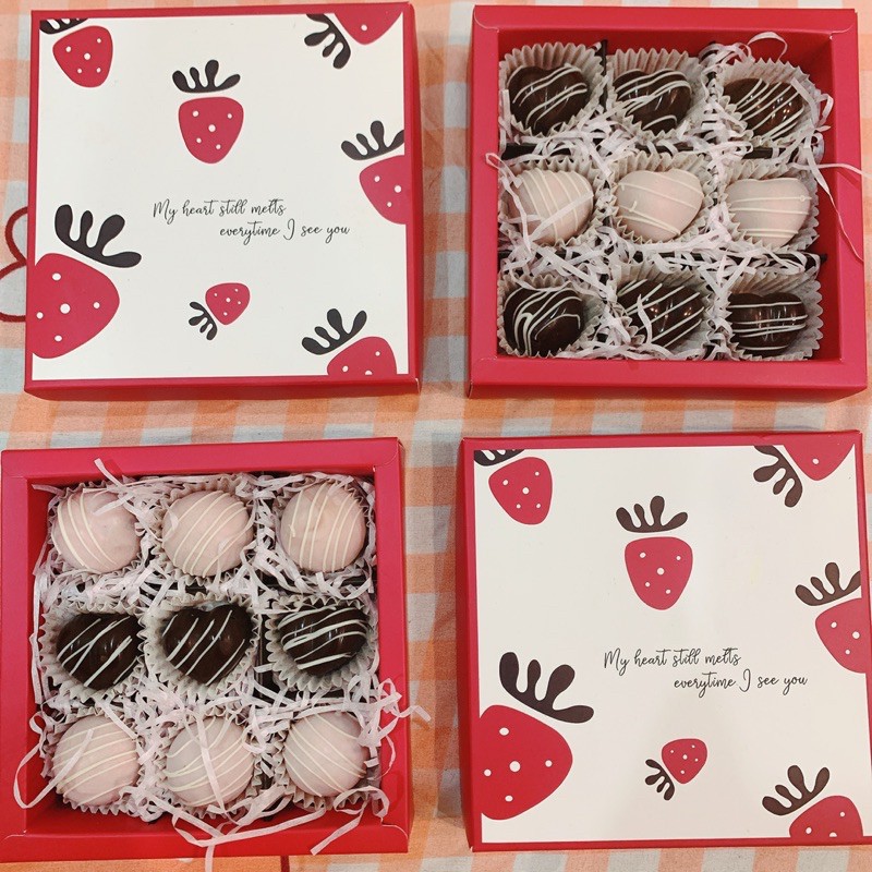 Chocolate valentine - Hộp socola 9 viên xinh xắn