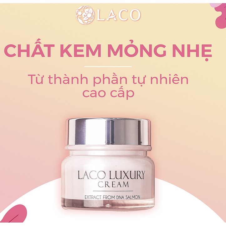 Kem dưỡng trăng da 3in1 - kem  ngày laco luxury 30gr [CHÍNH HÃNG]