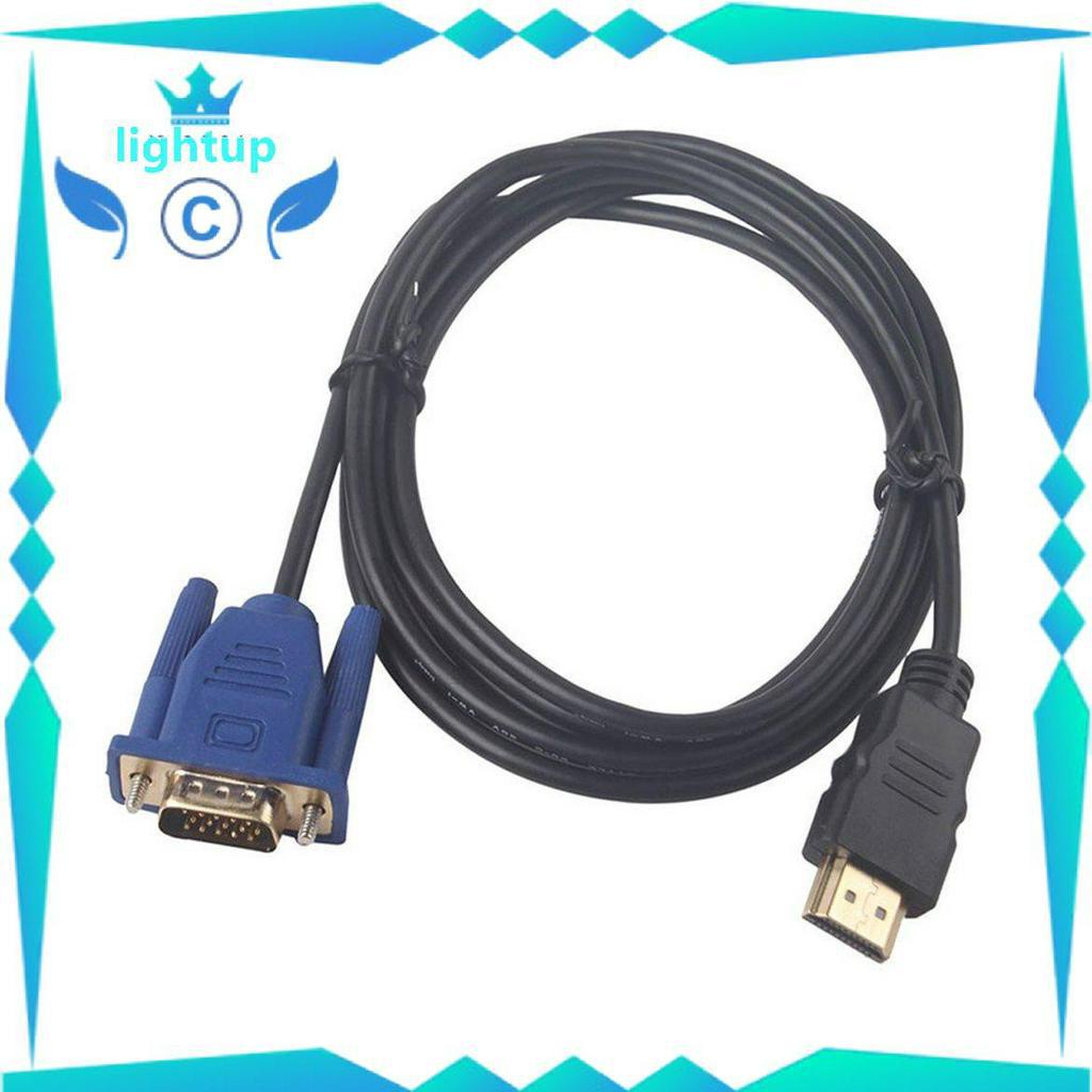 Cáp chuyển đổi HDMI sang VGA cho PC máy tính xách tay máy tính bảng độ phân giải cao