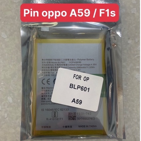 pin oppo A59 / F1s / BLP601 - pin zin 3075mAh