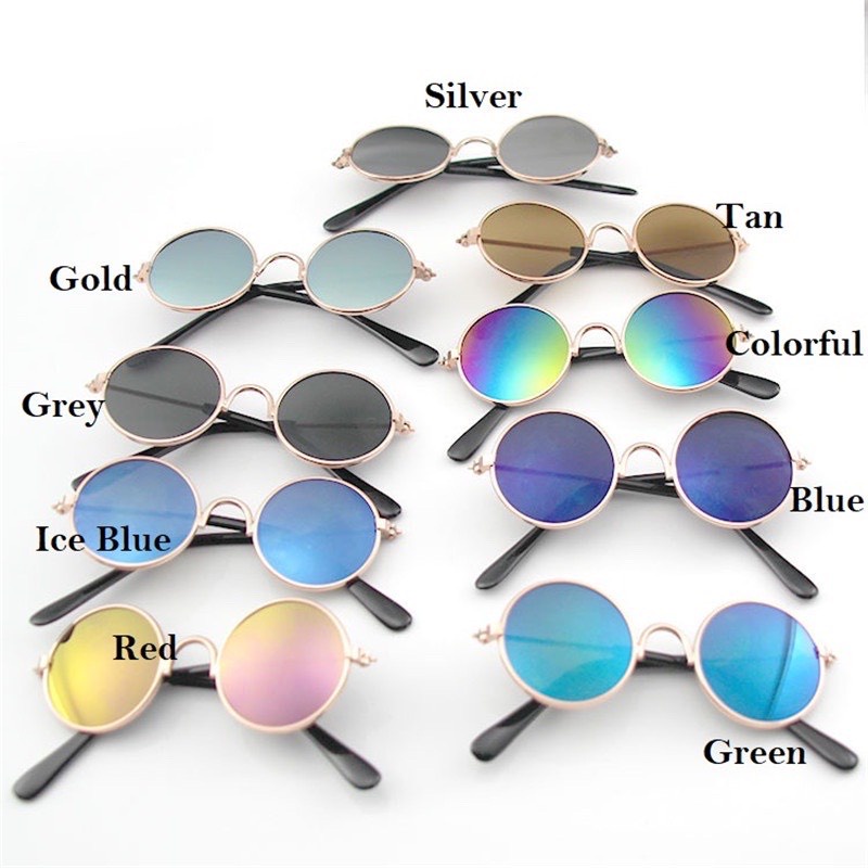 Mắt kính tròn thời trang cho chó mèo