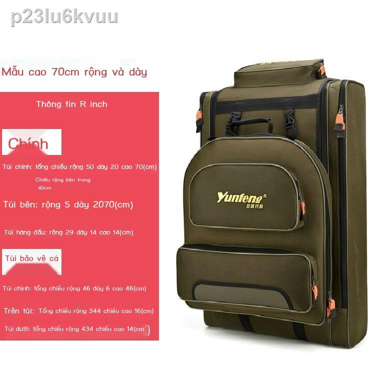 ✙ HOT- p23lu6kvuuTúi đựng đồ câu cá Túi cần không thấm nước Đa chức năng Công suất lớn Ba lô ghế thông quan