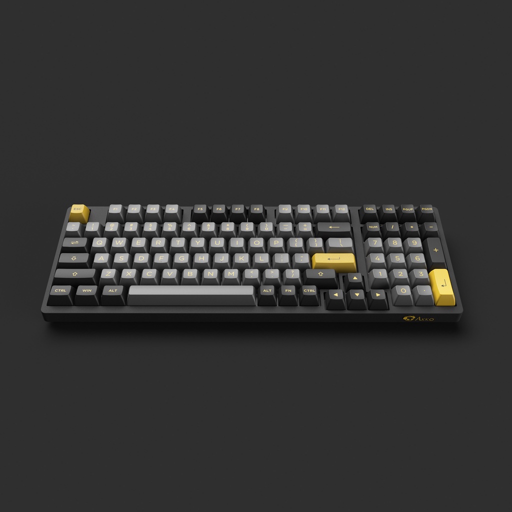 Bàn phím cơ AKKO 3098N Multi-modes Black Gold