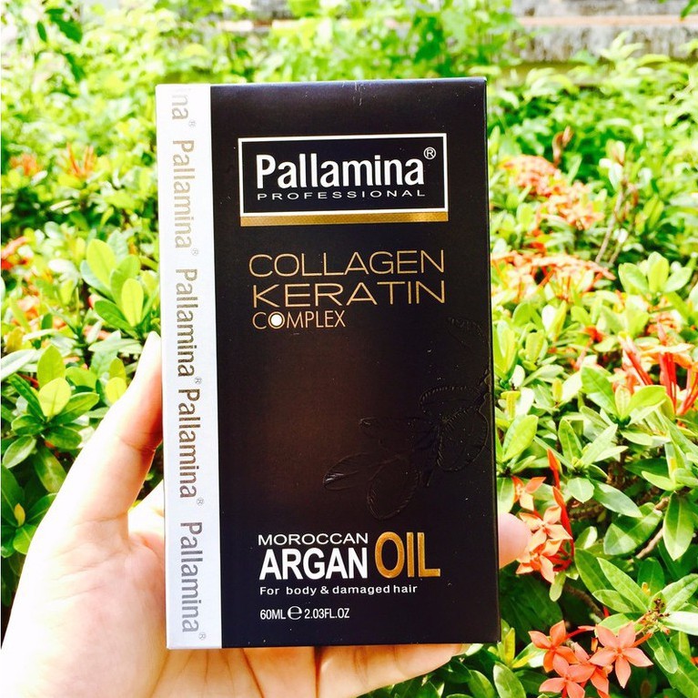 Tinh dầu dưỡng tóc PALLAMINA Collagen Keratin Complex 60ml [ HOT NHẤT ]