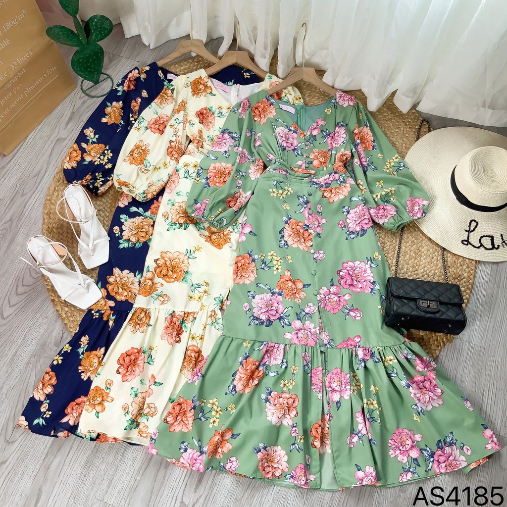đầm đuôi cá eo bo
