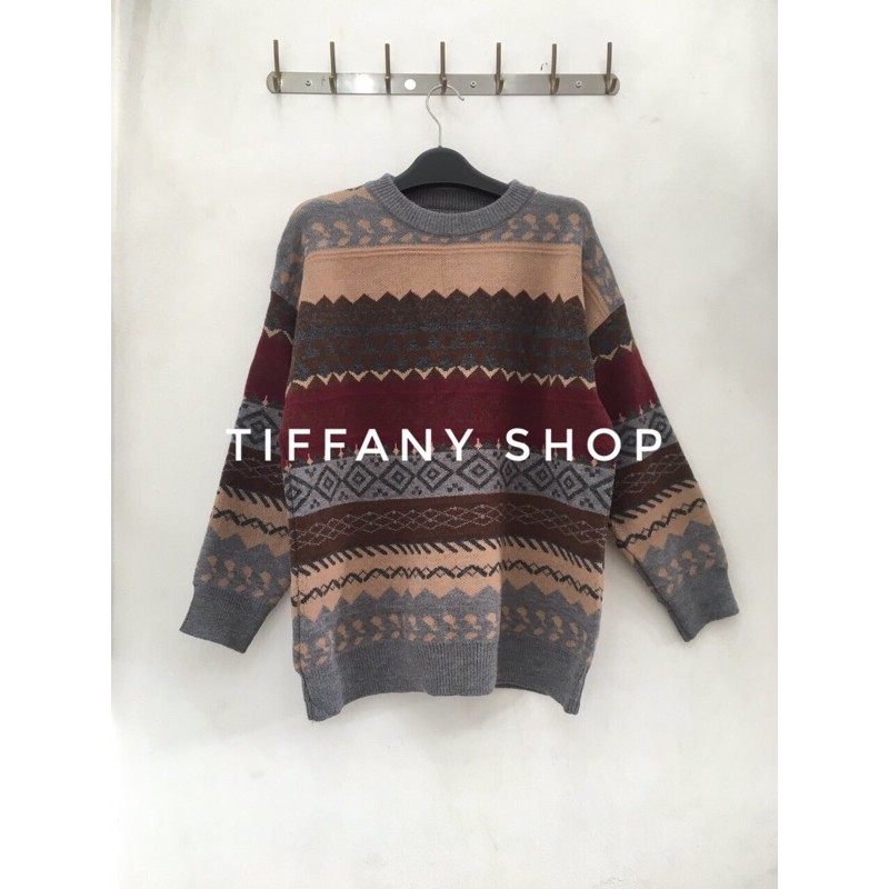 Áo len thổ cẩm nữ sợi dệt đanh lì không xù , không dão