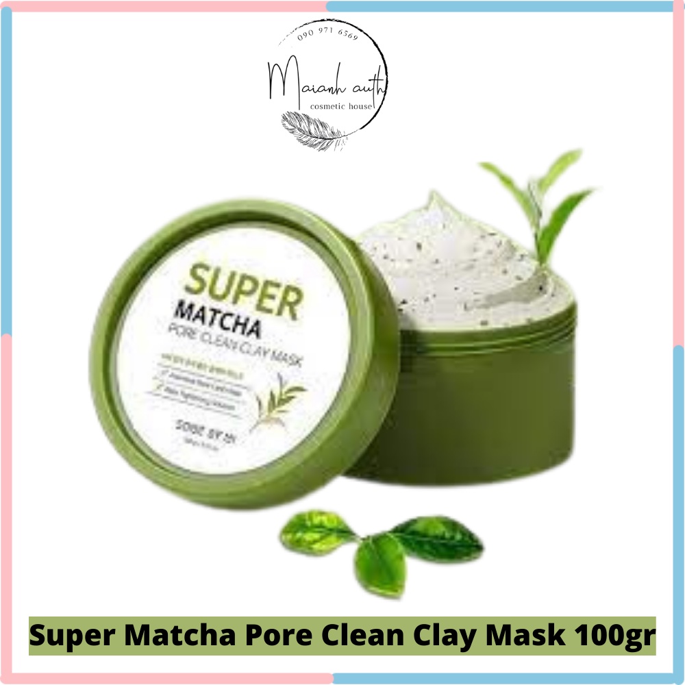 Mặt nạ đất sét Some By Mi Super Matcha Pore Clean Clay Mask 100gr