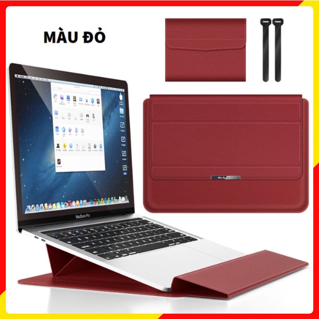 Túi Da PU Đựng Macbook Laptop Cho Máy 11/12/13/14/15/15.6 inch Tác Dụng 3 Trong 1 Cao Cấp.
