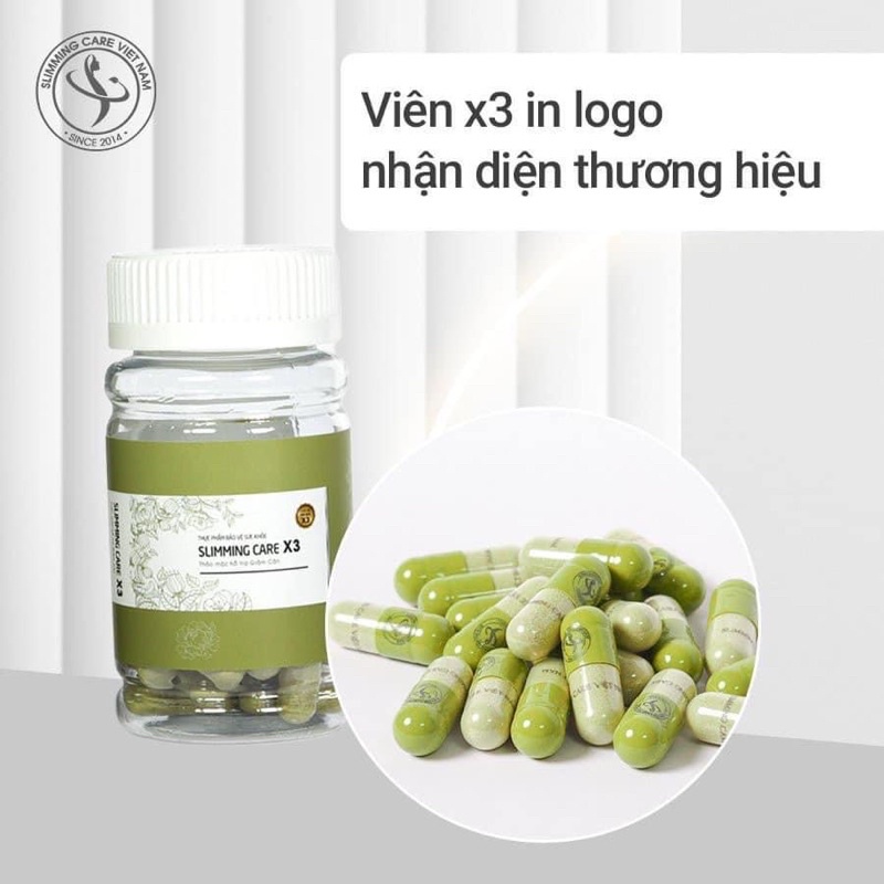 Slimming care x3 viên uống thảo mộc giảm cân hiệu quả