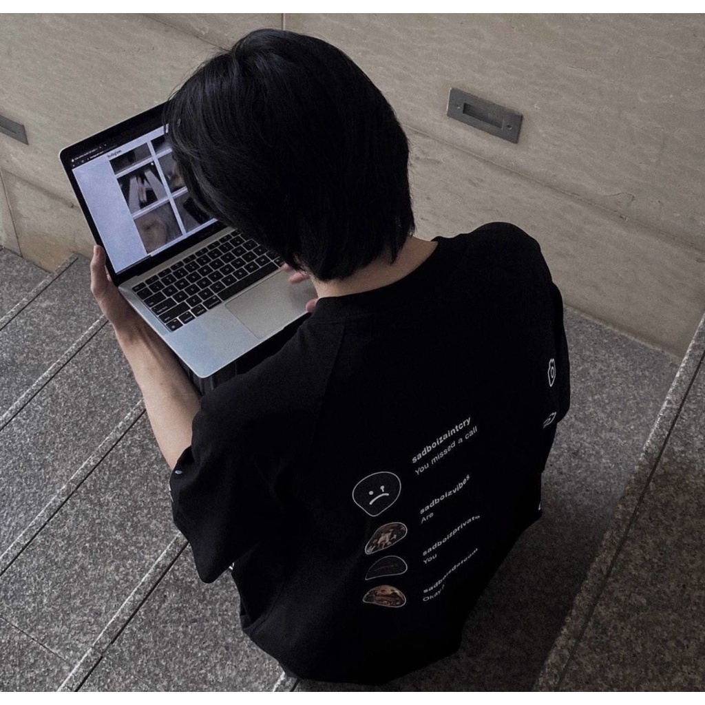 Áo phông, áo thun tay ngắn SADBOIZ SADTAGRAM 1:1