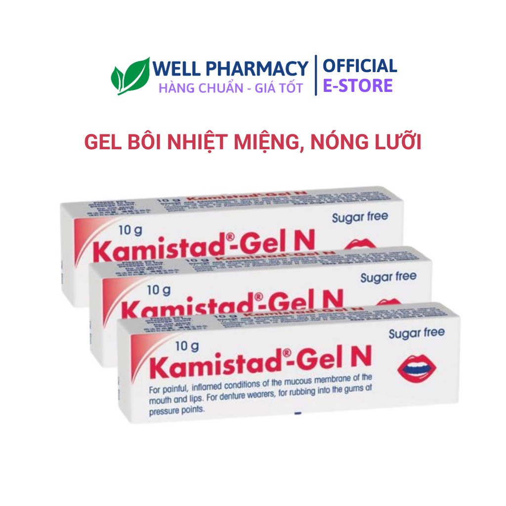 KAMITAS GEL- KEM BÔI NHIỆT MIỆNG NHIỆT LƯỠI 10mg