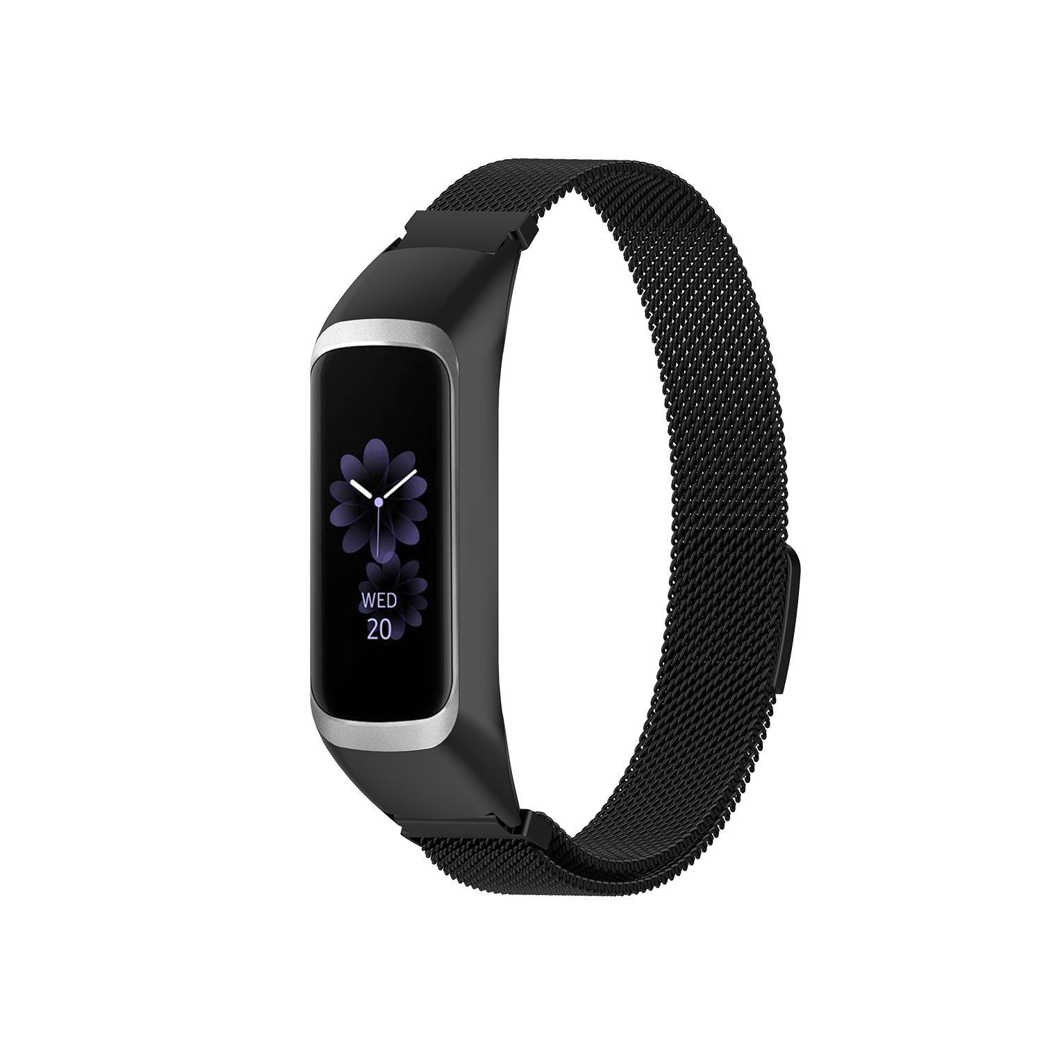 Dây đeo bằng thép không gỉ Milanese cho đồng hồ thông minh Samsung Galaxy Fit 2 Sm-R220