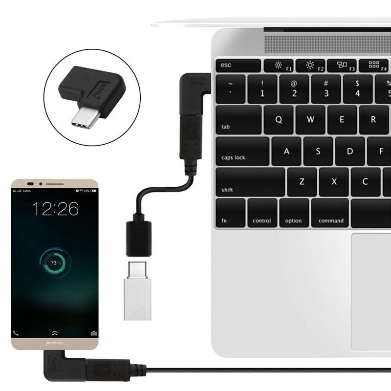 Đầu Nối Dài Usb Loại C 90 Độ G4