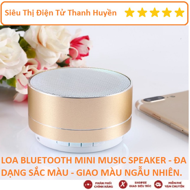 LOA BLUETOOTH MINI MUSIC SPEAKER - ĐA DẠNG SẮC MÀU - GIAO MÀU NGẪU NHIÊN.