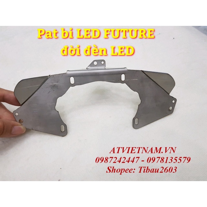 Pat inox gắn bi LED cho Future mới đời đèn LED