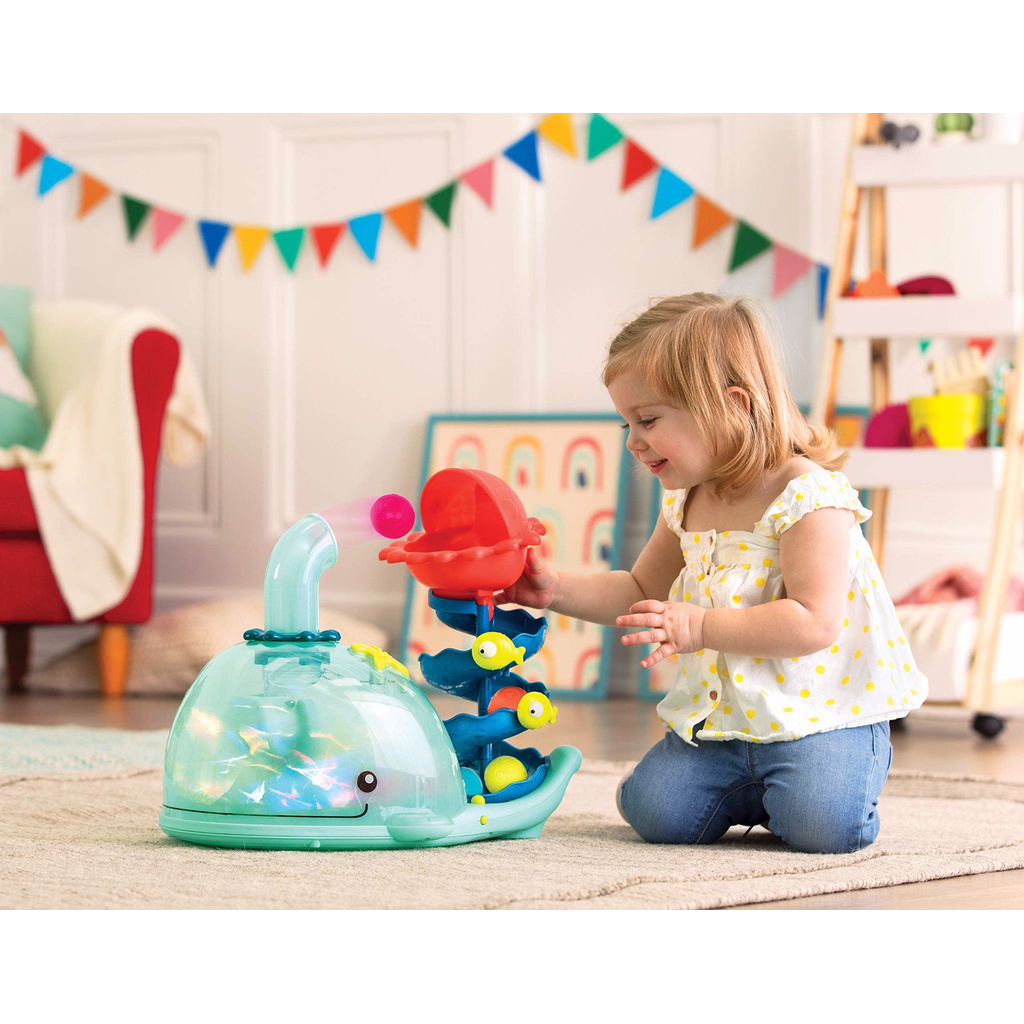 Đồ chơi vận động Cá voi Popper B.Toys