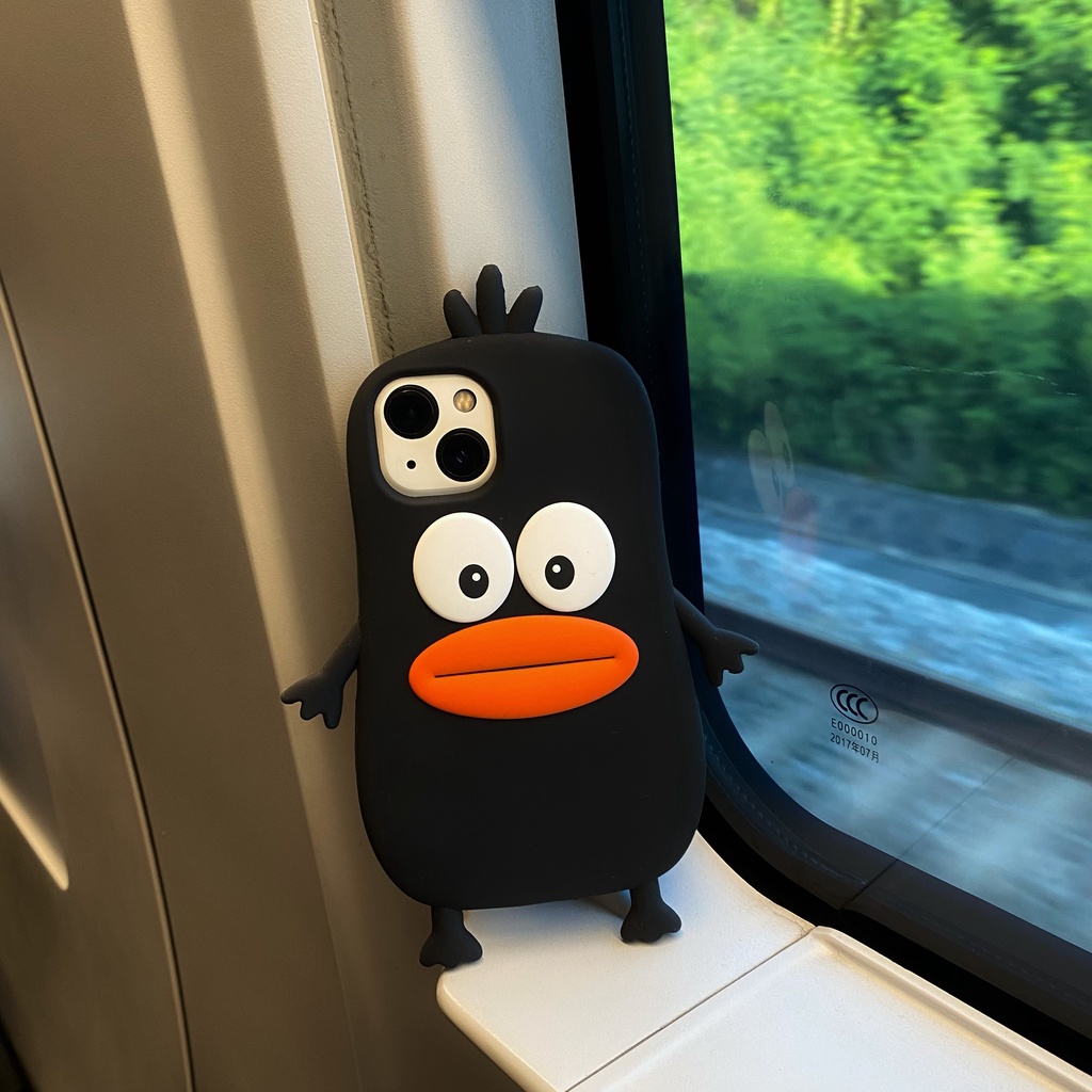 Ốp Điện Thoại Mềm Chống Rơi Hình Xúc Xích Mắt To Hoạt Hình Cho iPhone 13 / 12 / 12PRO MAX / 13PRO MAX / 6 / 7 / 8