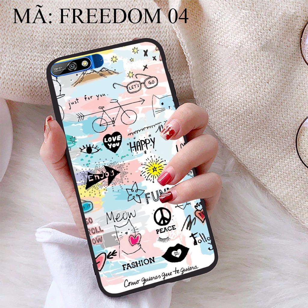 Ốp lưng Huawei Y7 Pro 2018 viền dẻo TPU BST Phong Cách Freedom