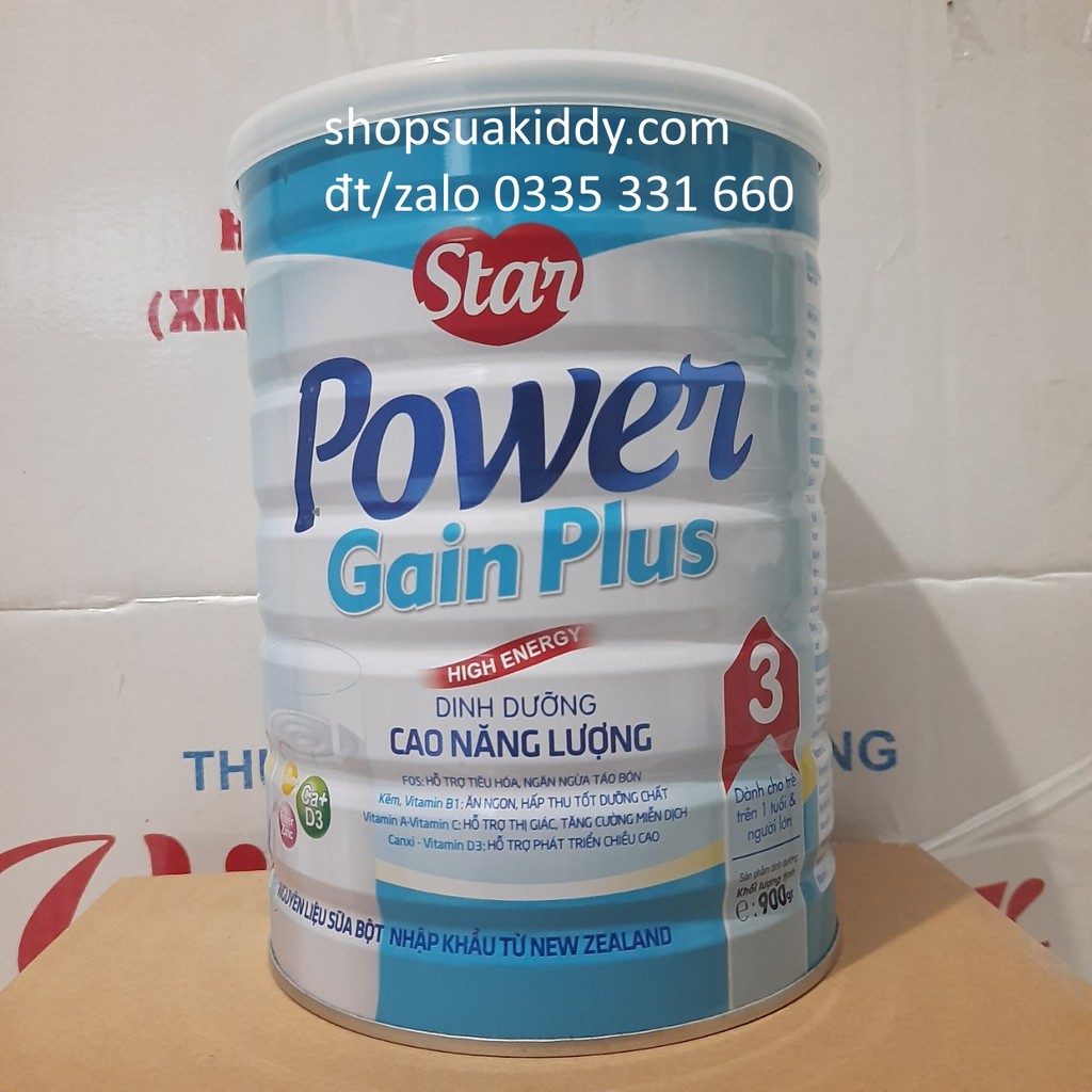 Sữa tăng cân STARPOWER GAINPLUS cho trẻ biếng ăn 900g