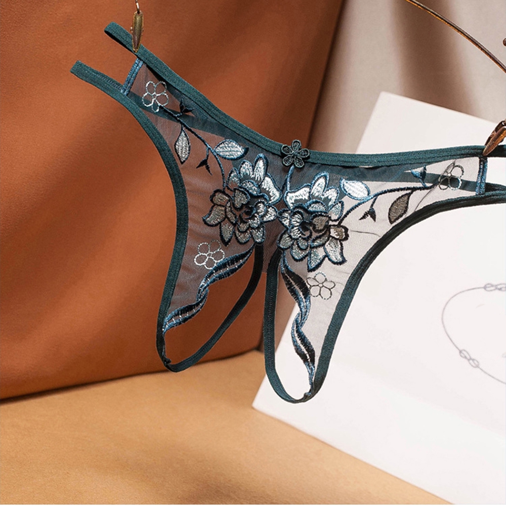 Quần Lót Ren Lưng Thấp Hở Đáy Quyến Rũ Cho Nữ