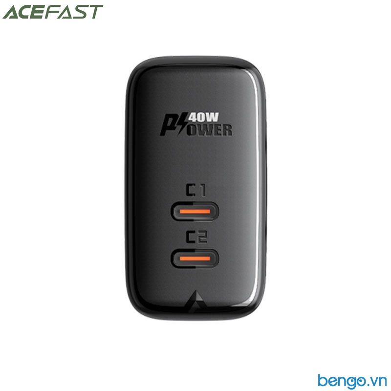 Sạc Nhanh ACEFast A9 PD3.0 40W 2 Cổng USB-C (EU) - Bảo Hành 18 Tháng