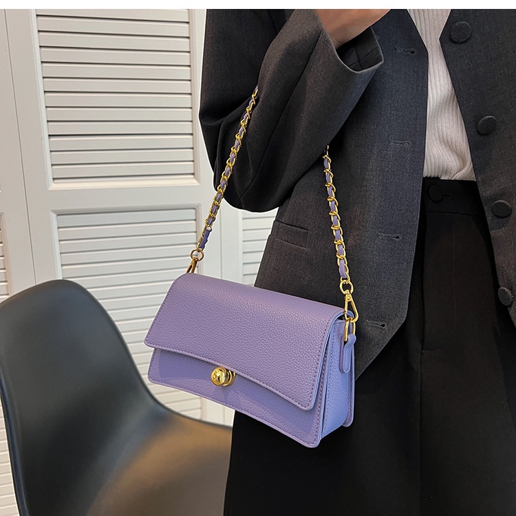 Túi đeo chéo vai IELGY quai xích chất lượng cao dễ phối đồ thời trang cho nữ