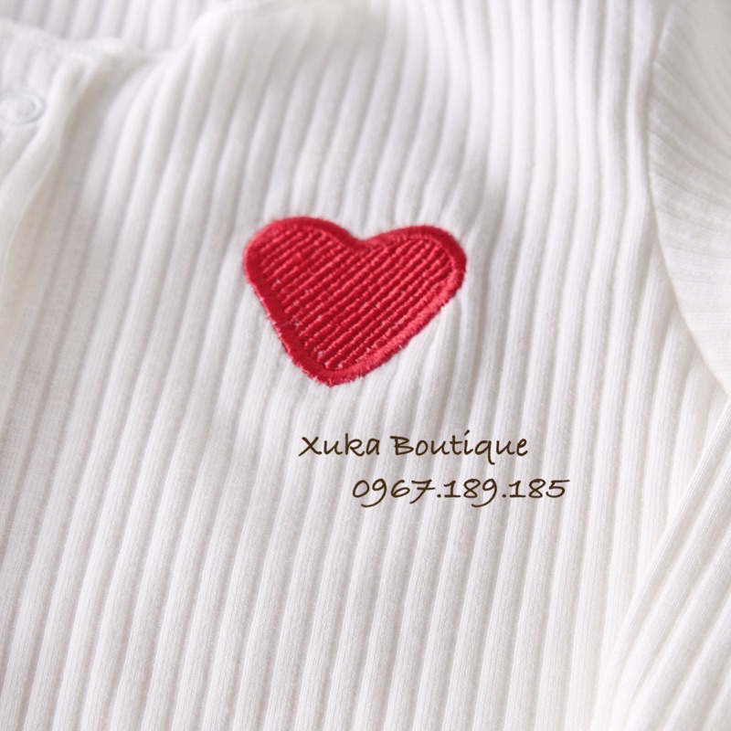 Bộ Quần Áo Bé Gái Cardigan và Body Váy Cotton Xuka Boutique Quần Áo Sơ Sinh Cho Bé Đầy Tháng /Thôi Nôi /Sinh Nhật